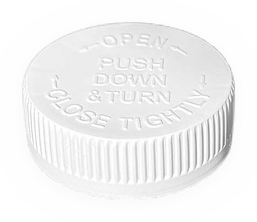 Push-and-Lock Cap 45 mm, Induction Sealer